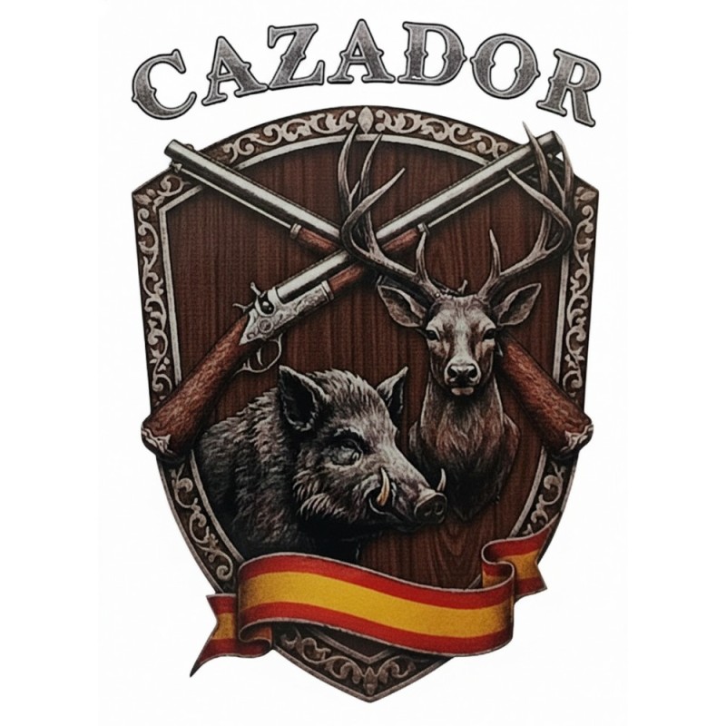 Pegatina Cazador. La Tienda de España