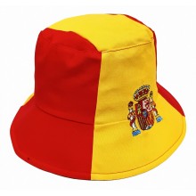 Gorro bandera España escudo bordado. La Tienda de España