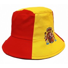 Gorro bandera España escudo bordado. La Tienda de España