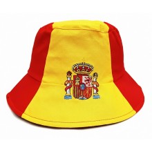 Gorro bandera España escudo bordado. La Tienda de España