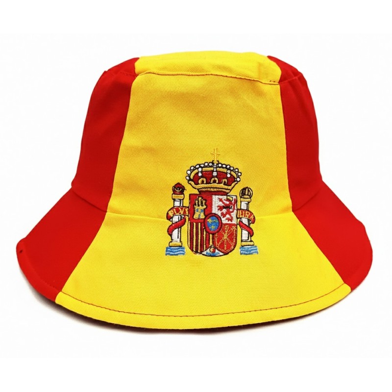 Gorro bandera España escudo bordado. La Tienda de España