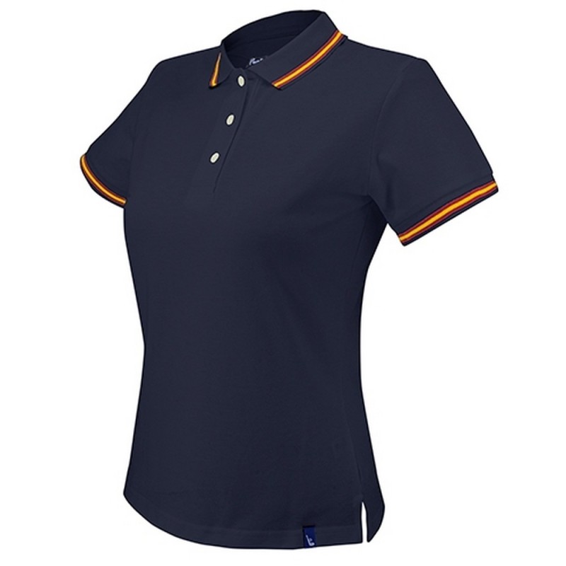 Polo bandera España mujer marino. La Tienda de España