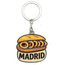 Llavero Madrid Bocadillo de Calamares. La Tienda de España