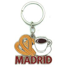 Llavero Madrid Chocolate con Churros. La Tienda de España