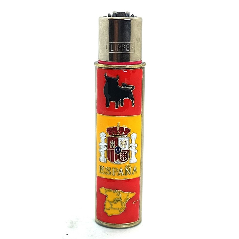Mechero funda clipper España toro. La Tienda de España