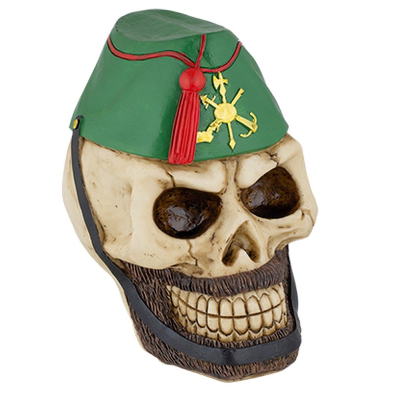 Figura calavera Legionario 10cm. La Tienda de España