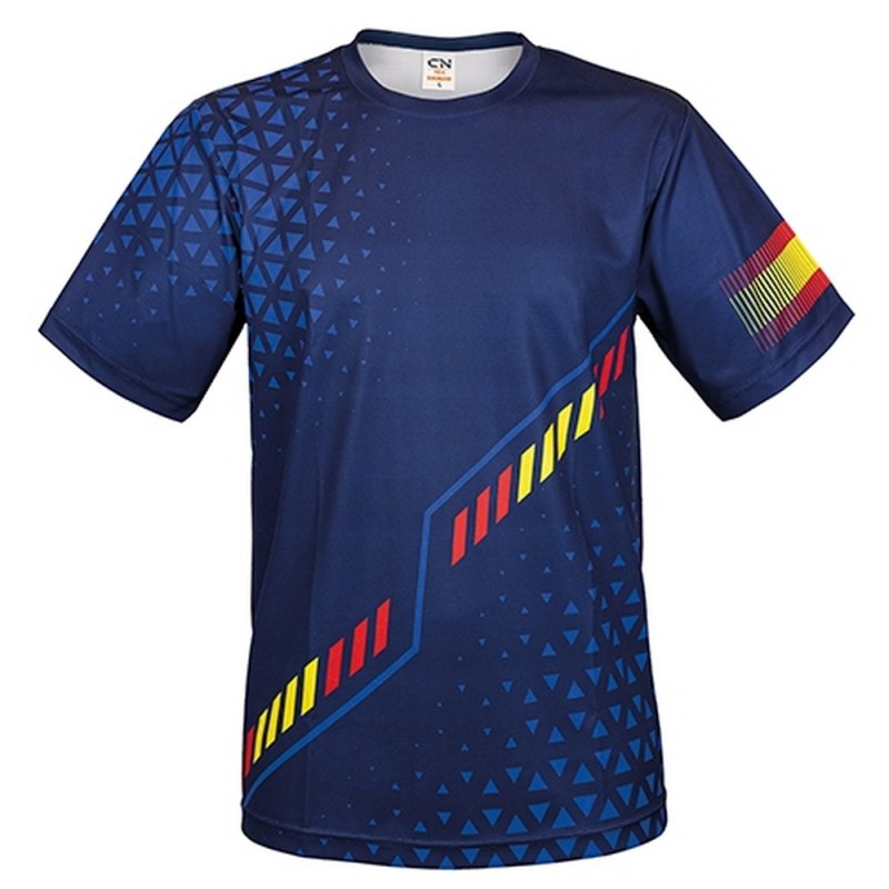 Camiseta técnica España azul marino. La Tienda de España