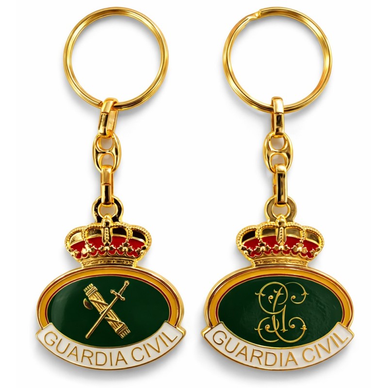 Llavero Guardia Civil dos caras. La Tienda de España