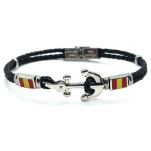 Pulsera ancla bandera de España. La Tienda de España