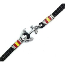 Pulsera ancla bandera de España. La Tienda de España