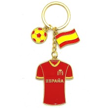 Llavero camiseta fútbol España. La Tienda de España