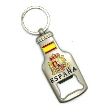 Llavero botella España con abridor. La Tienda de España