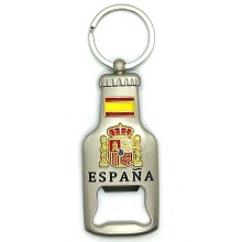 Llavero botella España con abridor. La Tienda de España