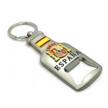 Llavero botella España con abridor. La Tienda de España
