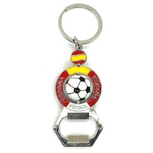 Llavero balón España con abridor. La Tienda de España