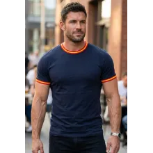 Camiseta algodón azul marino bandera de España. La Tienda de España