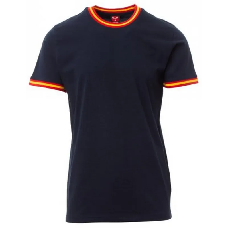 Camiseta algodón azul marino bandera de España. La Tienda de España