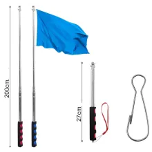 Mástil extensible para bandera, largo 200cm. La Tienda de España