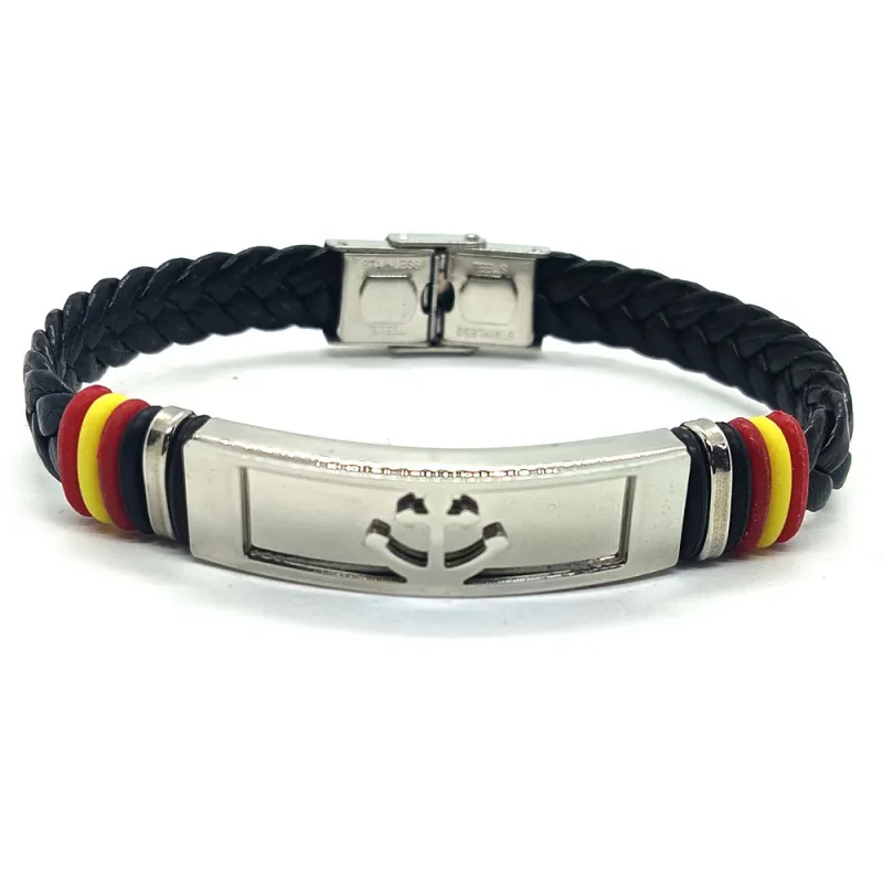 Pulsera bandera España ancla. La Tienda de España