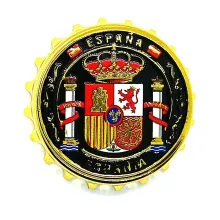 Imán abrebotellas Escudo España. La Tienda de España