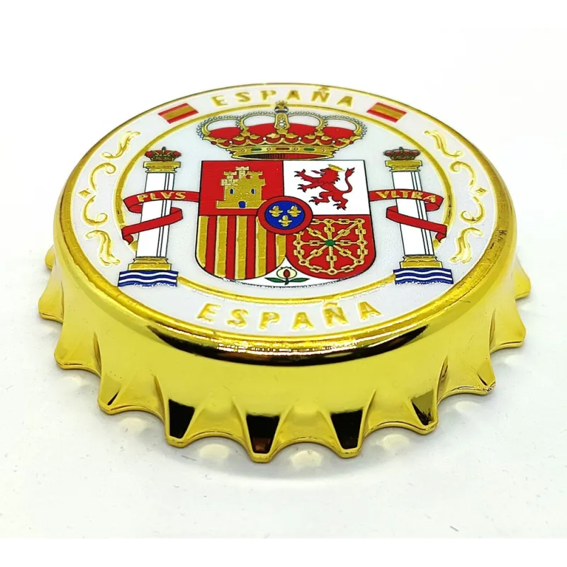 Imán abrebotellas Escudo España. La Tienda de España