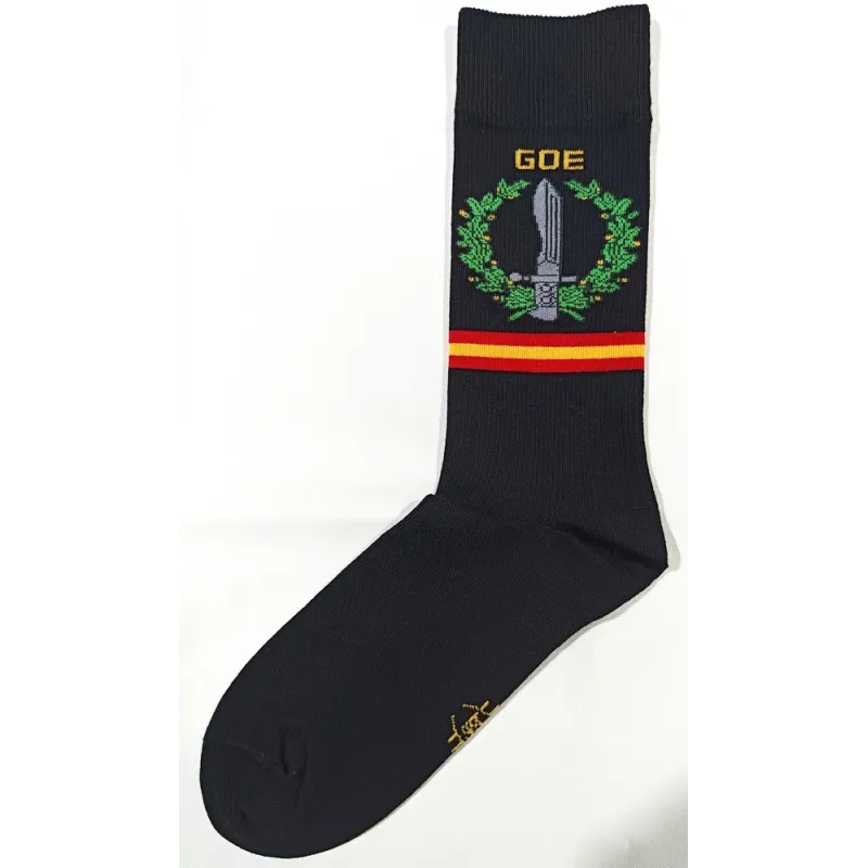 Calcetines G.O.E. negro. La Tienda de España