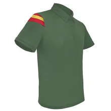 Polo técnico bandera España verde. Modelo 11078. La Tienda de España