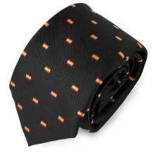 Corbata Bandera de España negra. La Tienda de España