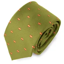Corbata Bandera de España verde. La Tienda de España