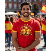 Camiseta España Campeones del Mundo 2026 Roja. La Tienda de España