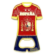 Imán abrebotellas Camiseta España 2 estrellas. La Tienda de España