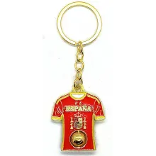 Llavero Camiseta España 2 estrellas. La Tienda de España