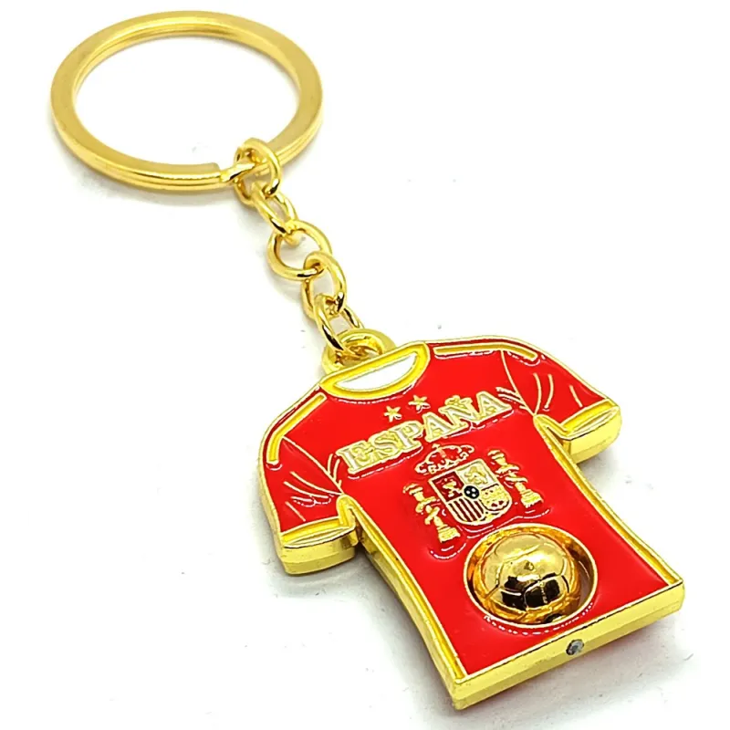 Llavero Camiseta España 2 estrellas. La Tienda de España