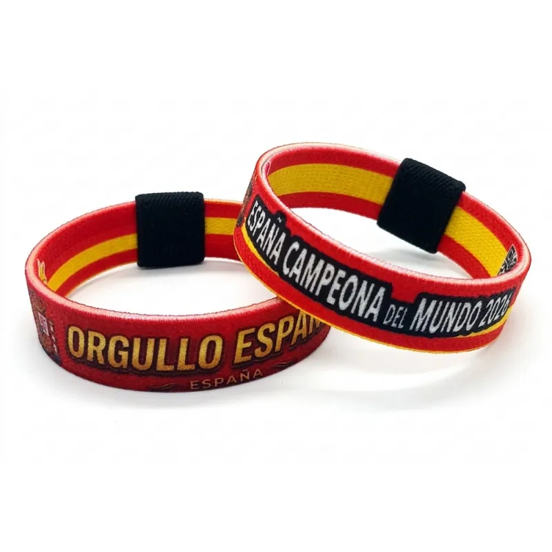 Pulsera España Campeones del Mundo 2026 reversible Orgullo Español. La Tienda de España