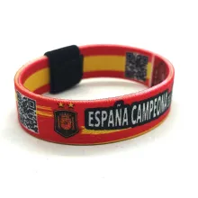 Pulsera España Campeones del Mundo 2026 reversible Orgullo Español. La Tienda de España