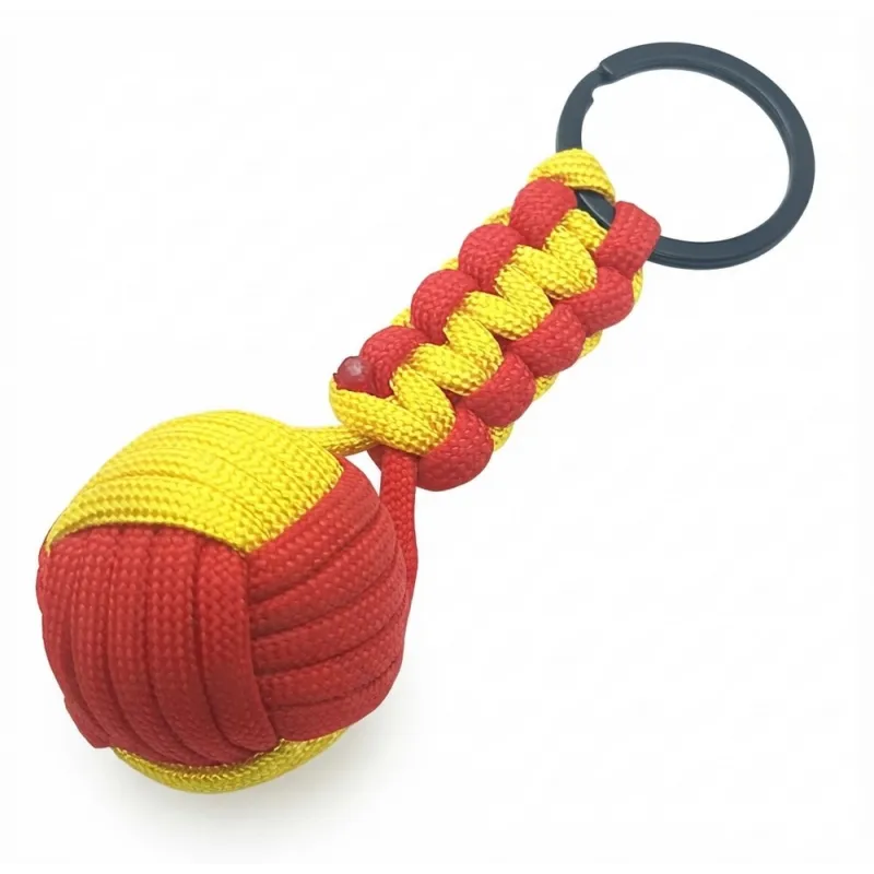 Llavero bola paracord bandera España. La Tienda de España