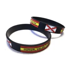 Pulsera Cruz de Borgoña silicona. La Tienda de España