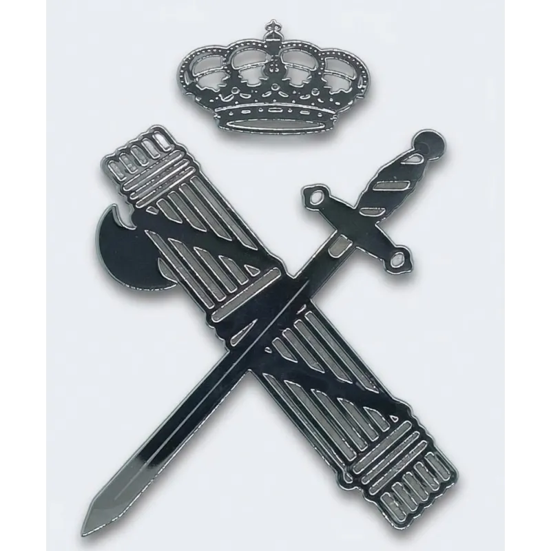 Pegatina metalizada Escudo Guardia Civil. La Tienda de España