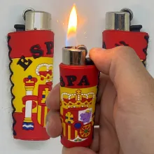 Funda con mechero bandera de España. La Tienda de España